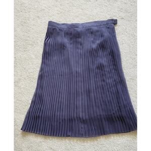 New Vintage Fully Lined Pleated Gray Skirt Size 46